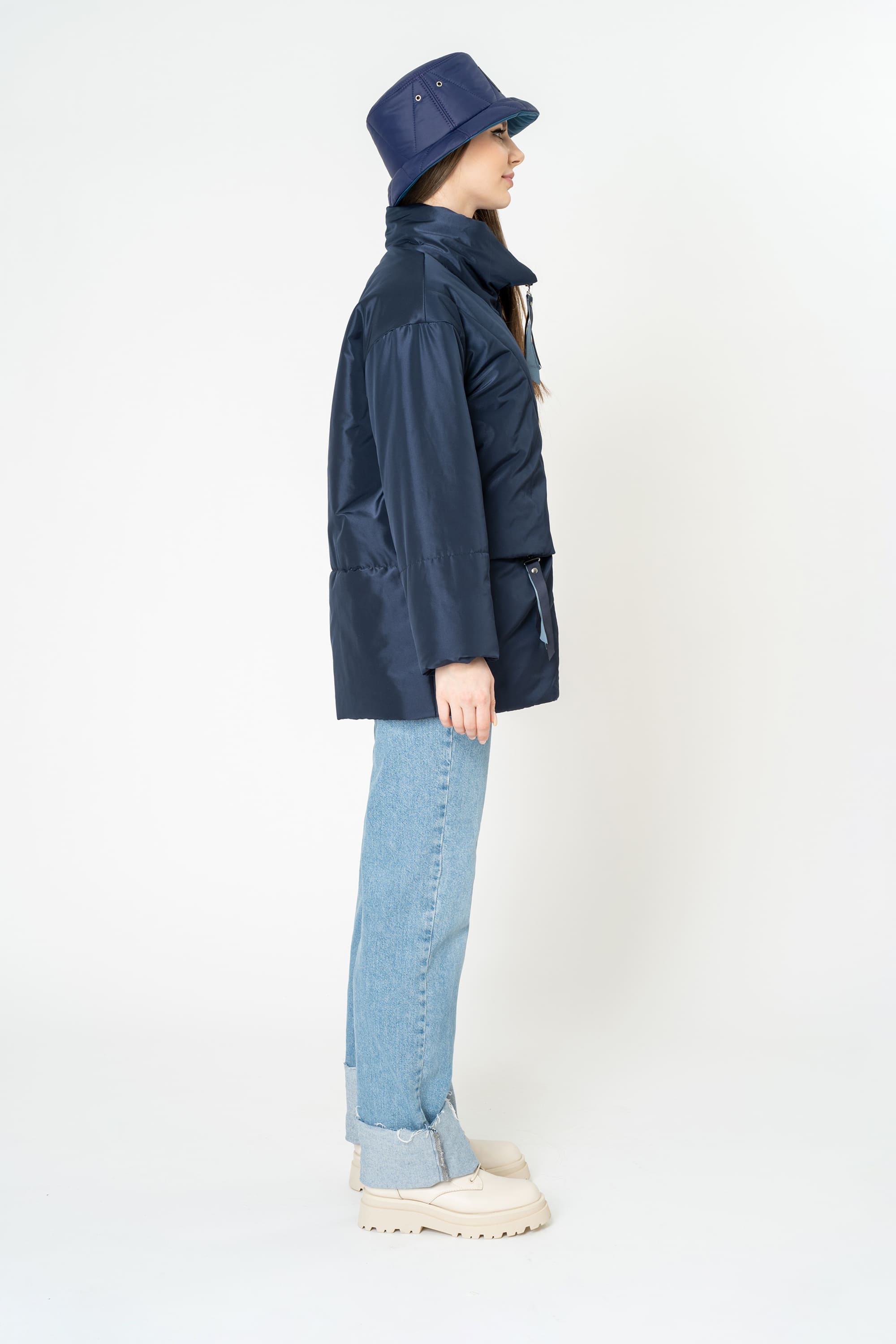 Куртка женская плащевая утепленная 4-10724-1