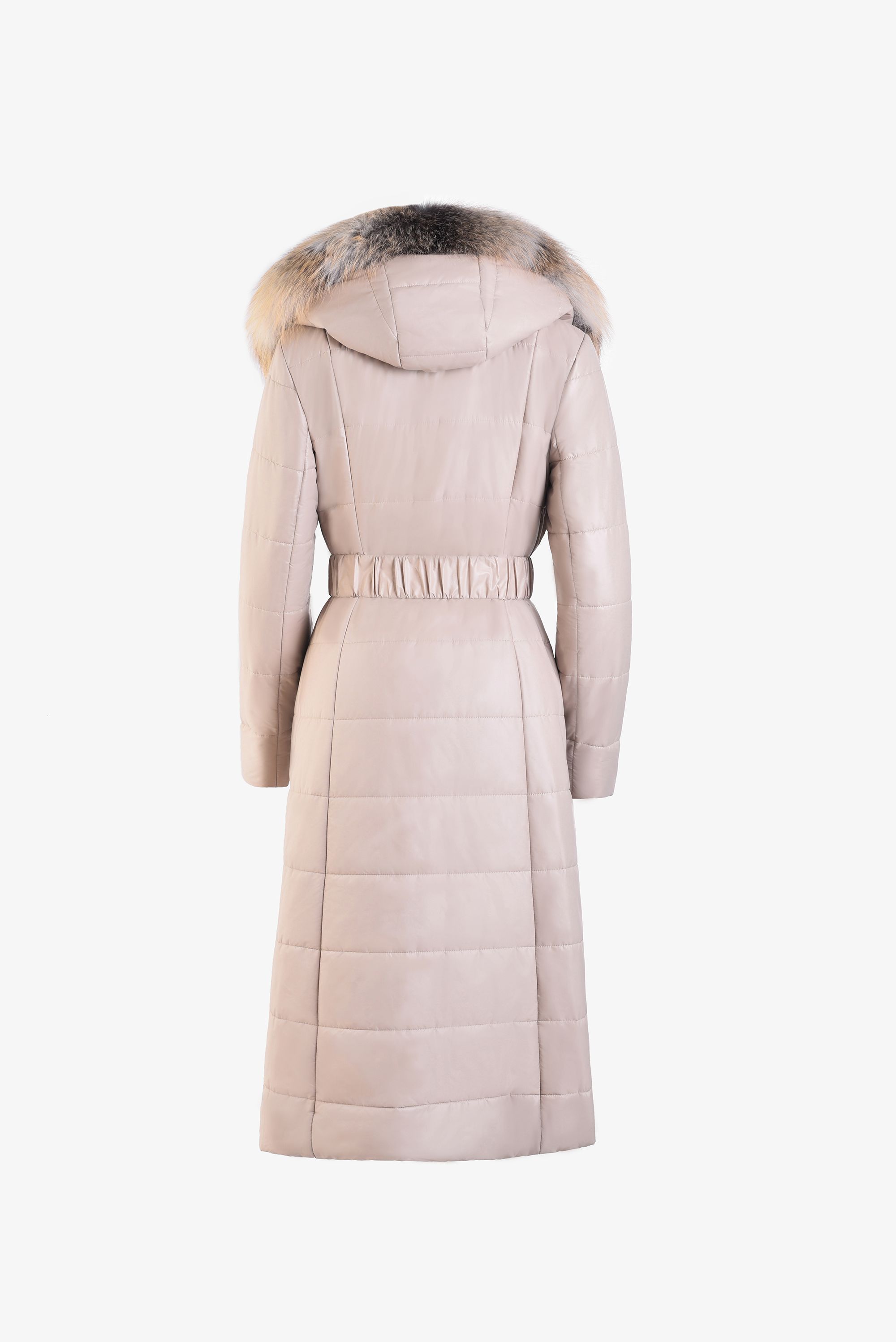 Пальто женское плащевое утепленное 5F-10489-1