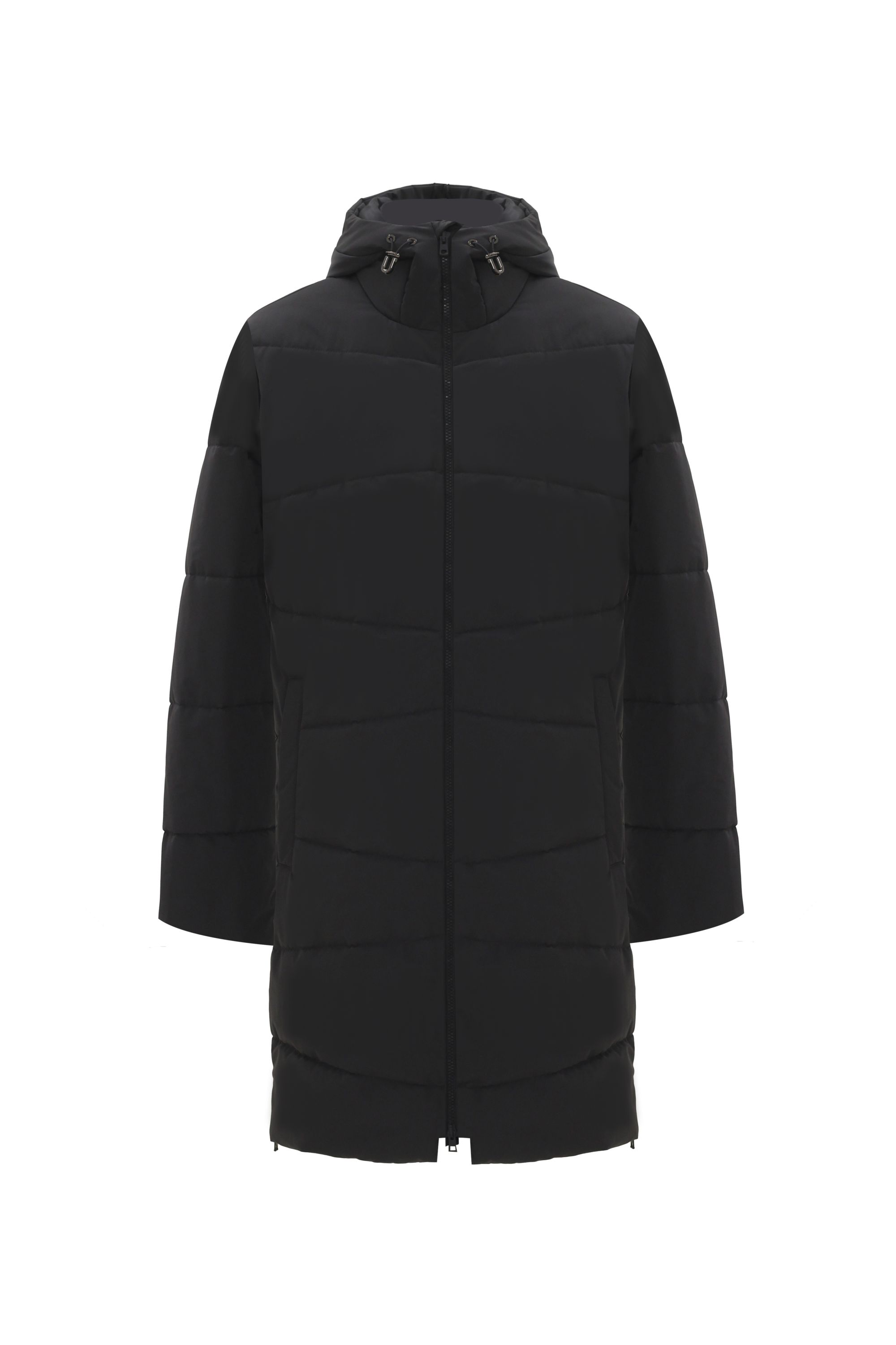 Пальто мужское плащевое утепленное 5М-12492-1