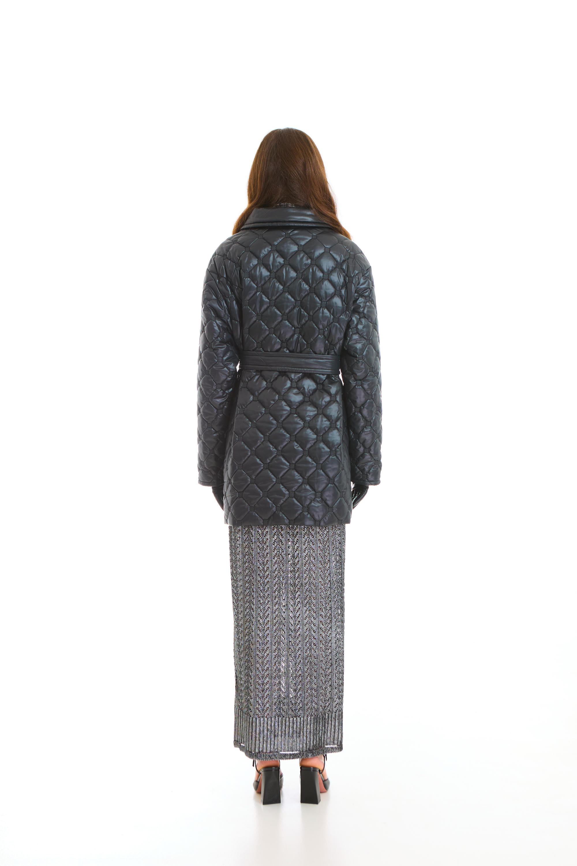 КУРТКА ЖЕНСКАЯ ПЛАЩЕВАЯ УТЕПЛЕННАЯ 4-2030