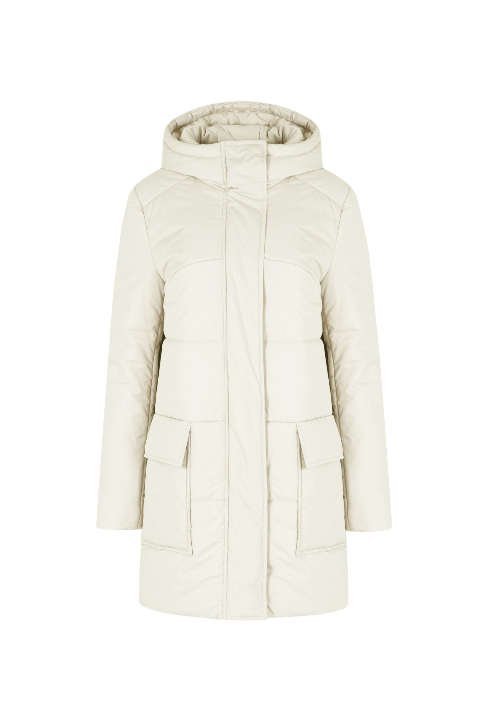 Пальто женское плащевое утепленное 5-12375-1