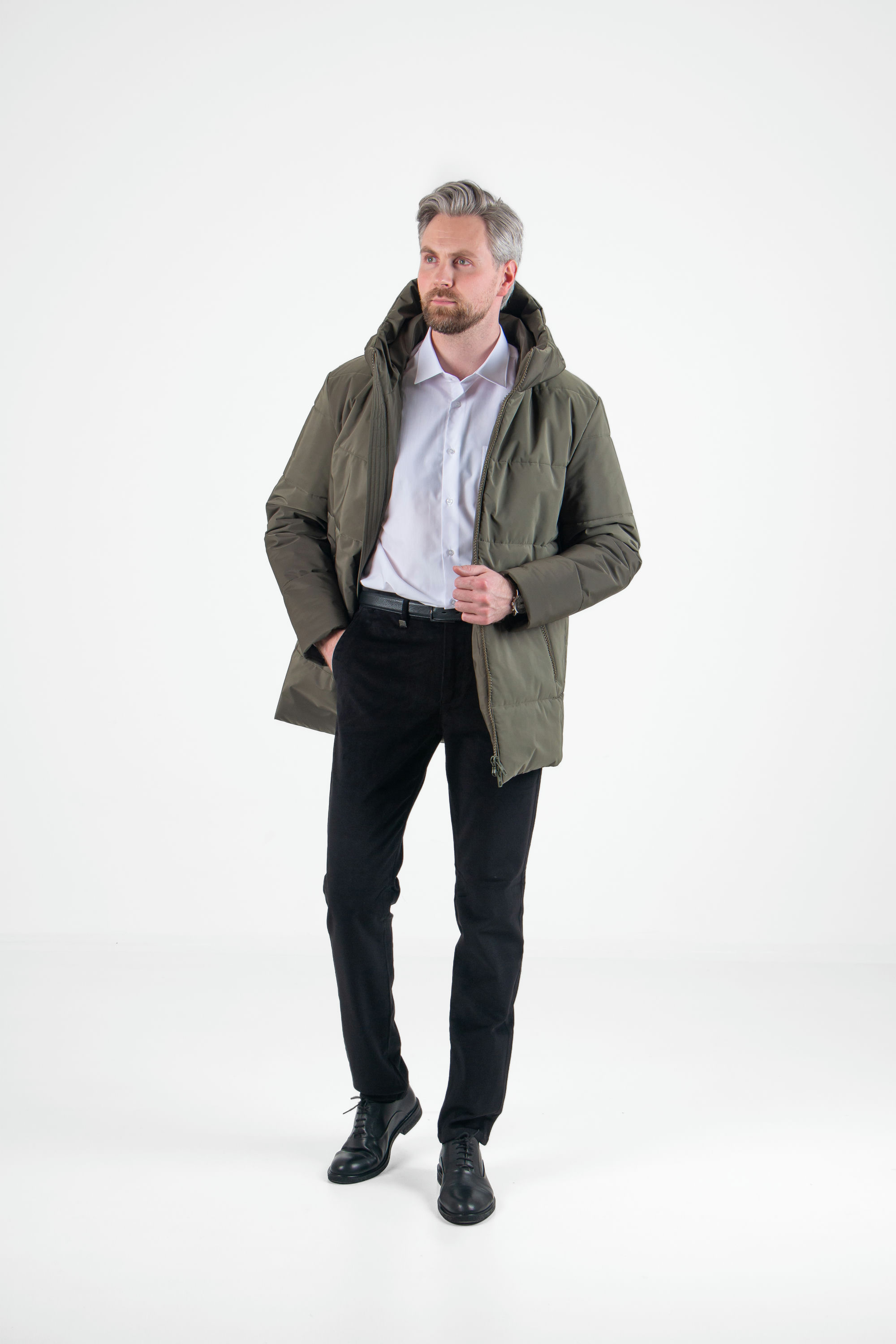 КУРТКА МУЖСКАЯ ПЛАЩЕВАЯ УТЕПЛЕННАЯ 4М-881