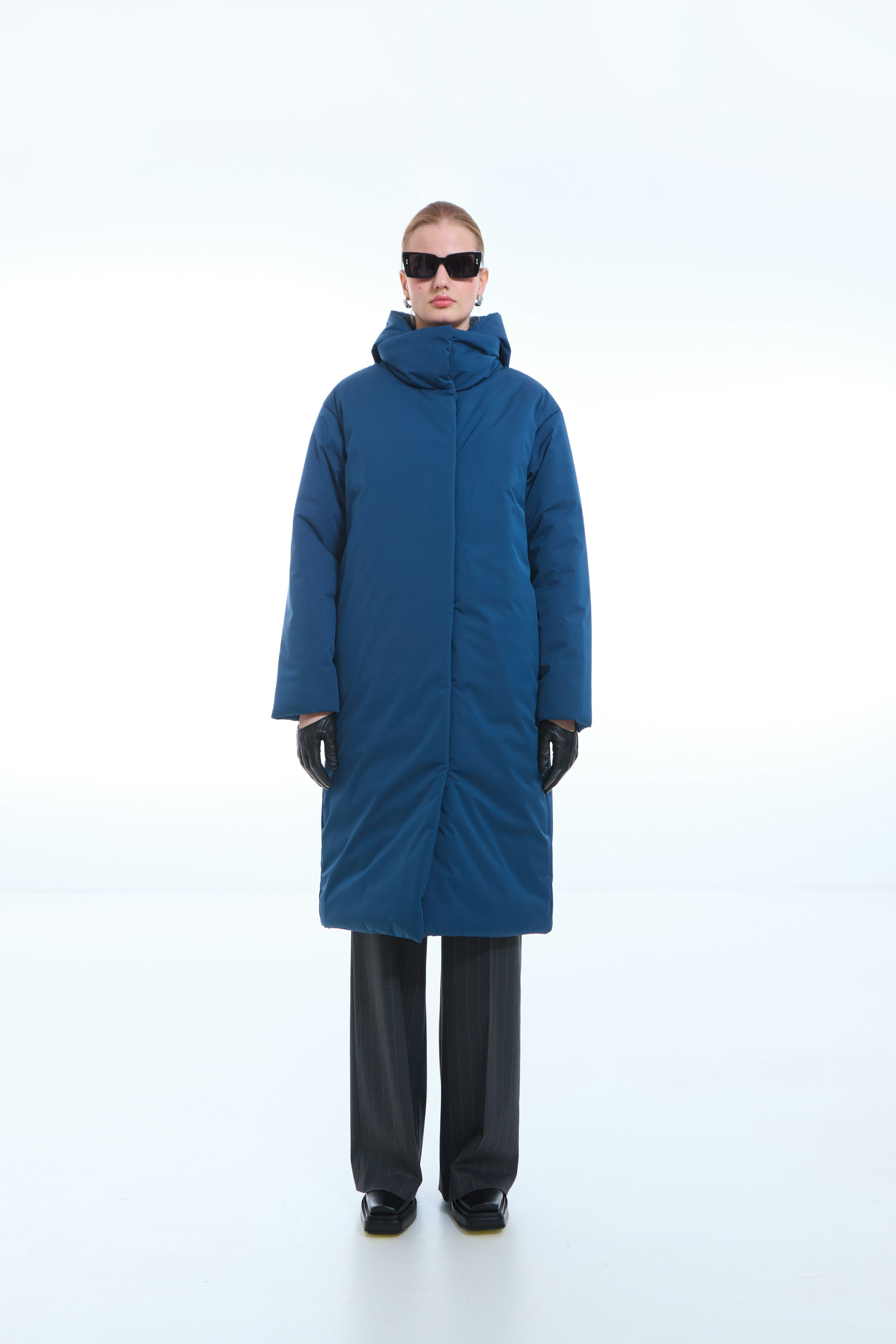 ПАЛЬТО ЖЕНСКОЕ ПЛАЩЕВОЕ УТЕПЛЕННОЕ 5-1621