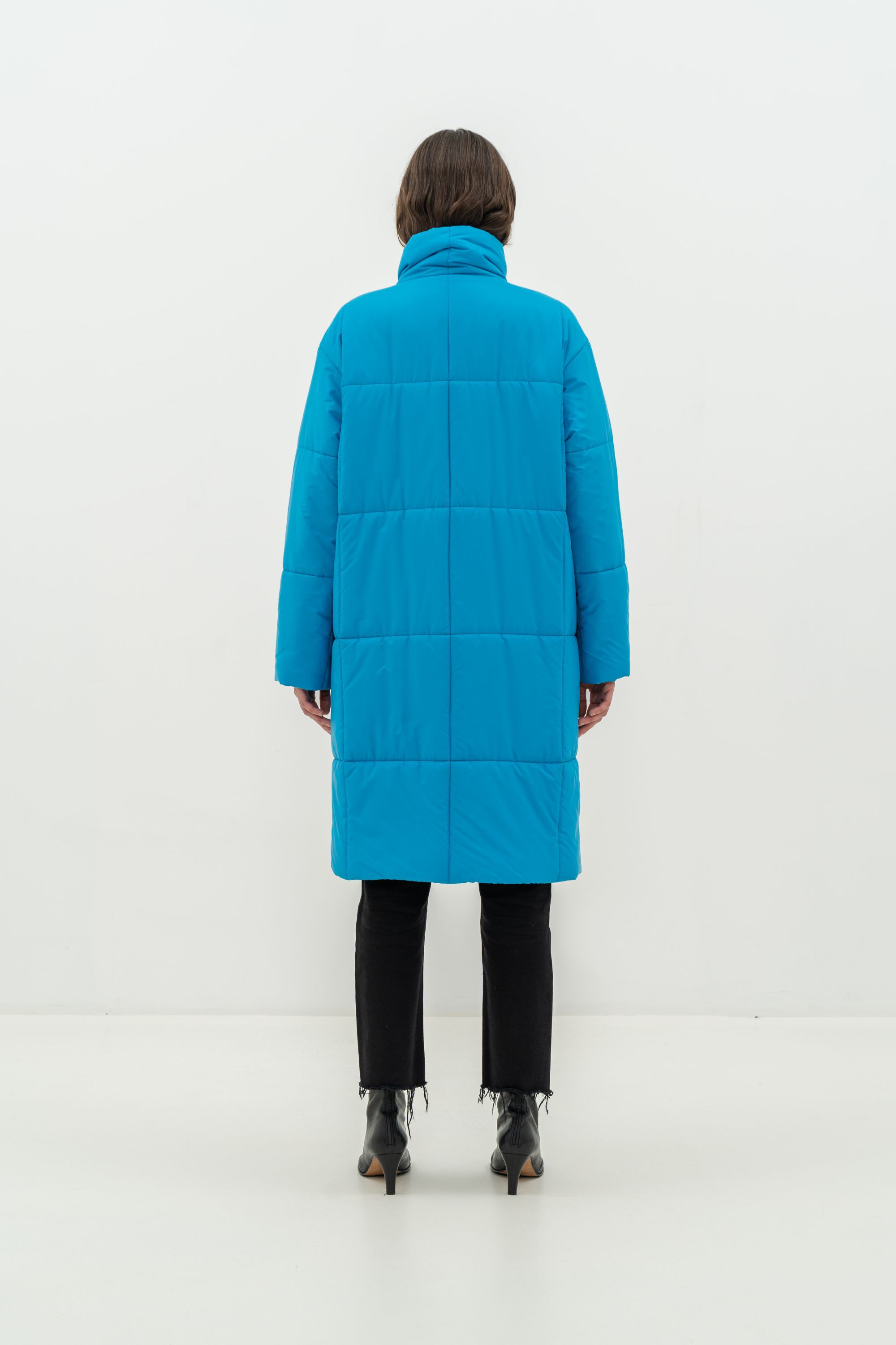 Пальто женское плащевое утепленное 5-12339-1