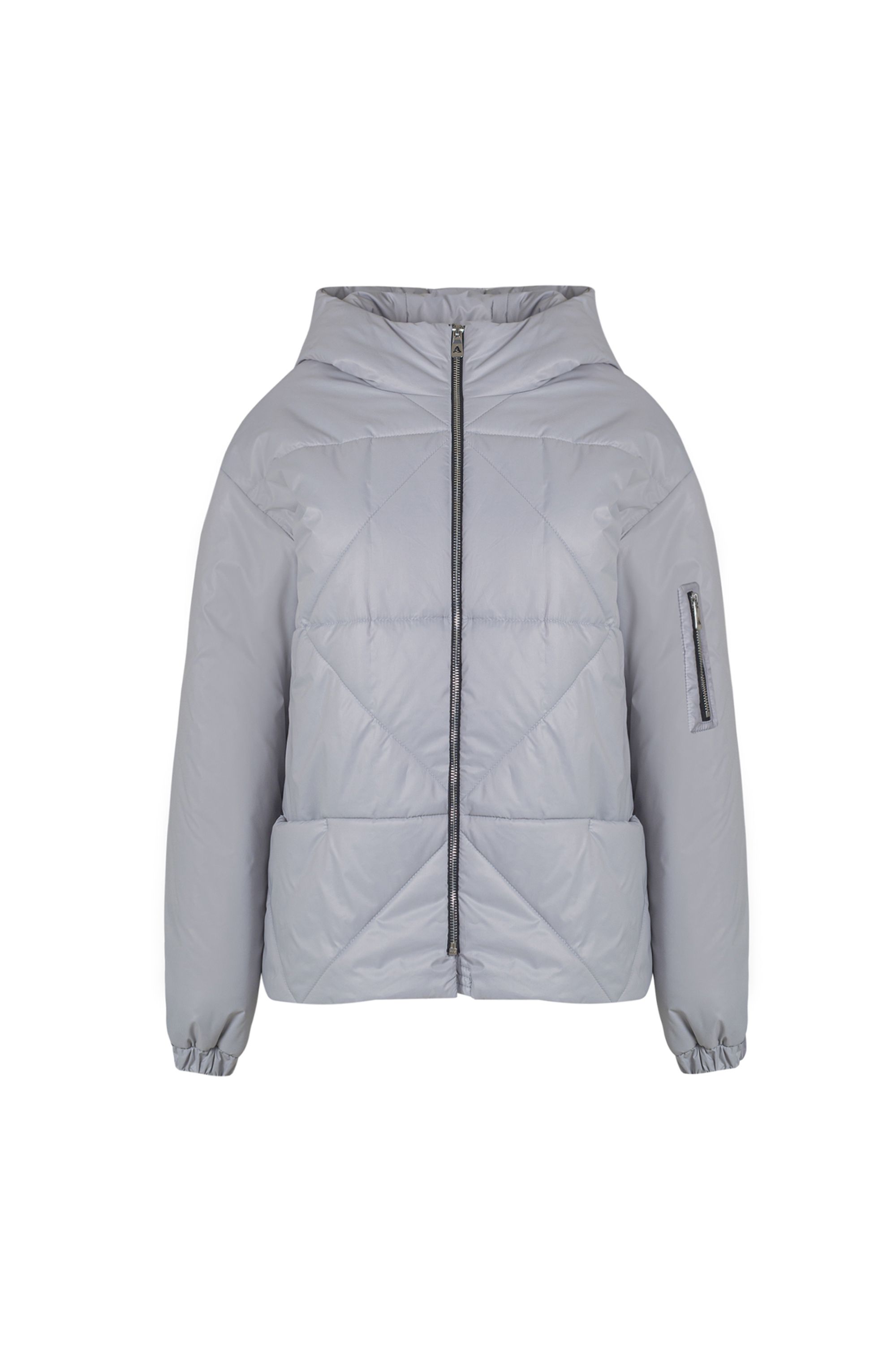 Куртка женская плащевая утепленная 4-12065-2