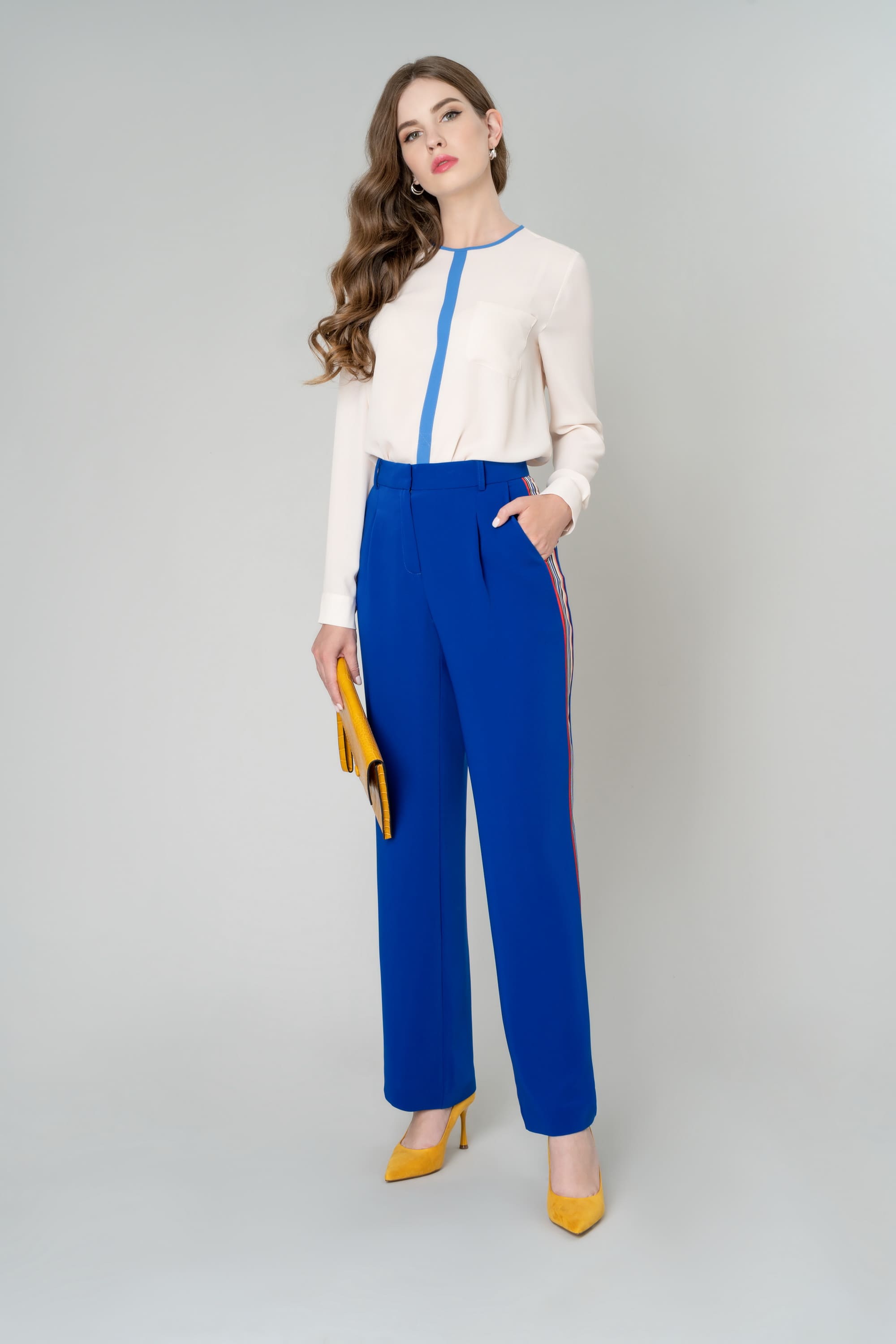 Брюки женские 3К-8809-1 в фирменном интернет-магазине одежды Elema