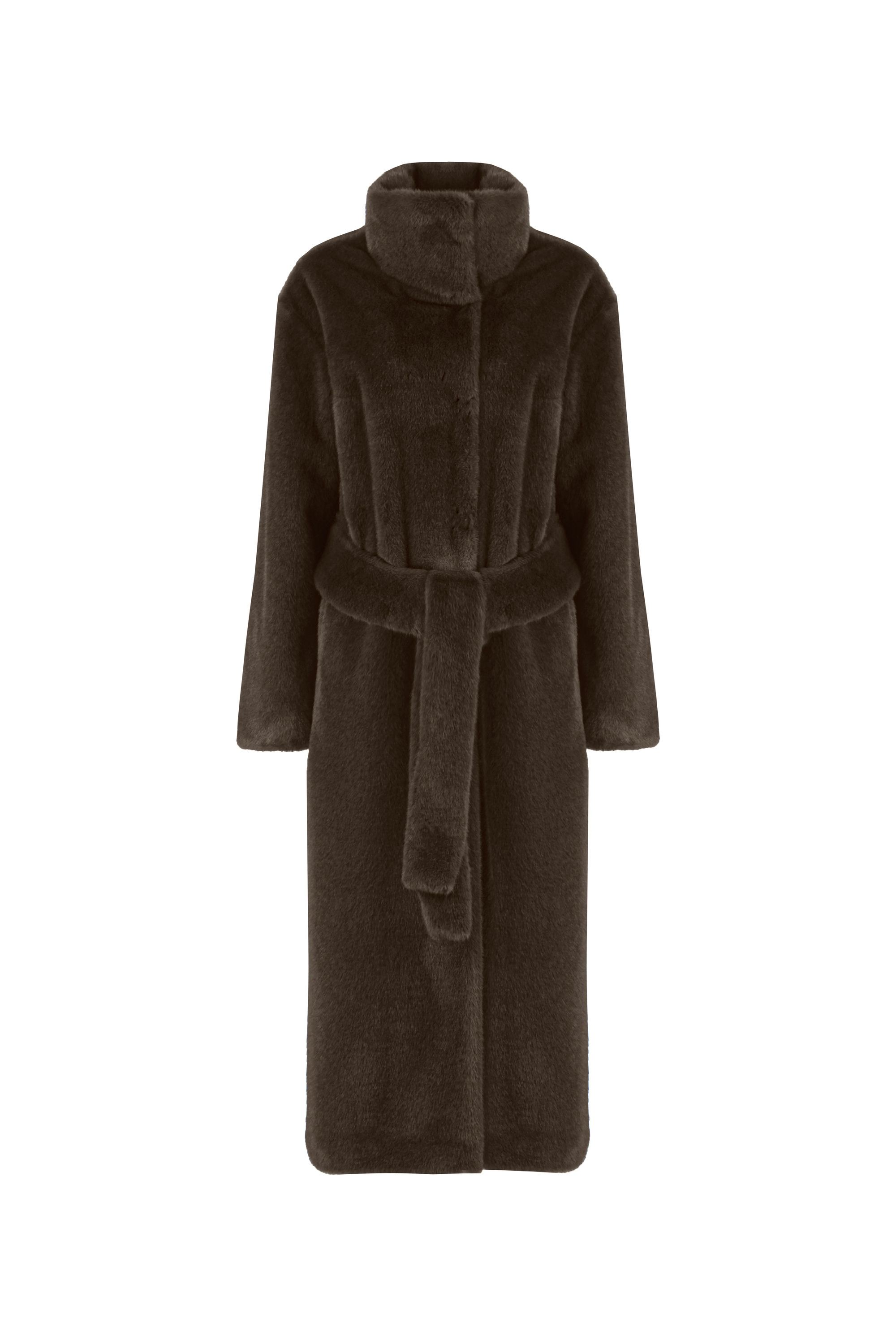 ПАЛЬТО ЖЕНСКОЕ ИЗ ИСКУССТВЕННОГО МЕХА 9-966