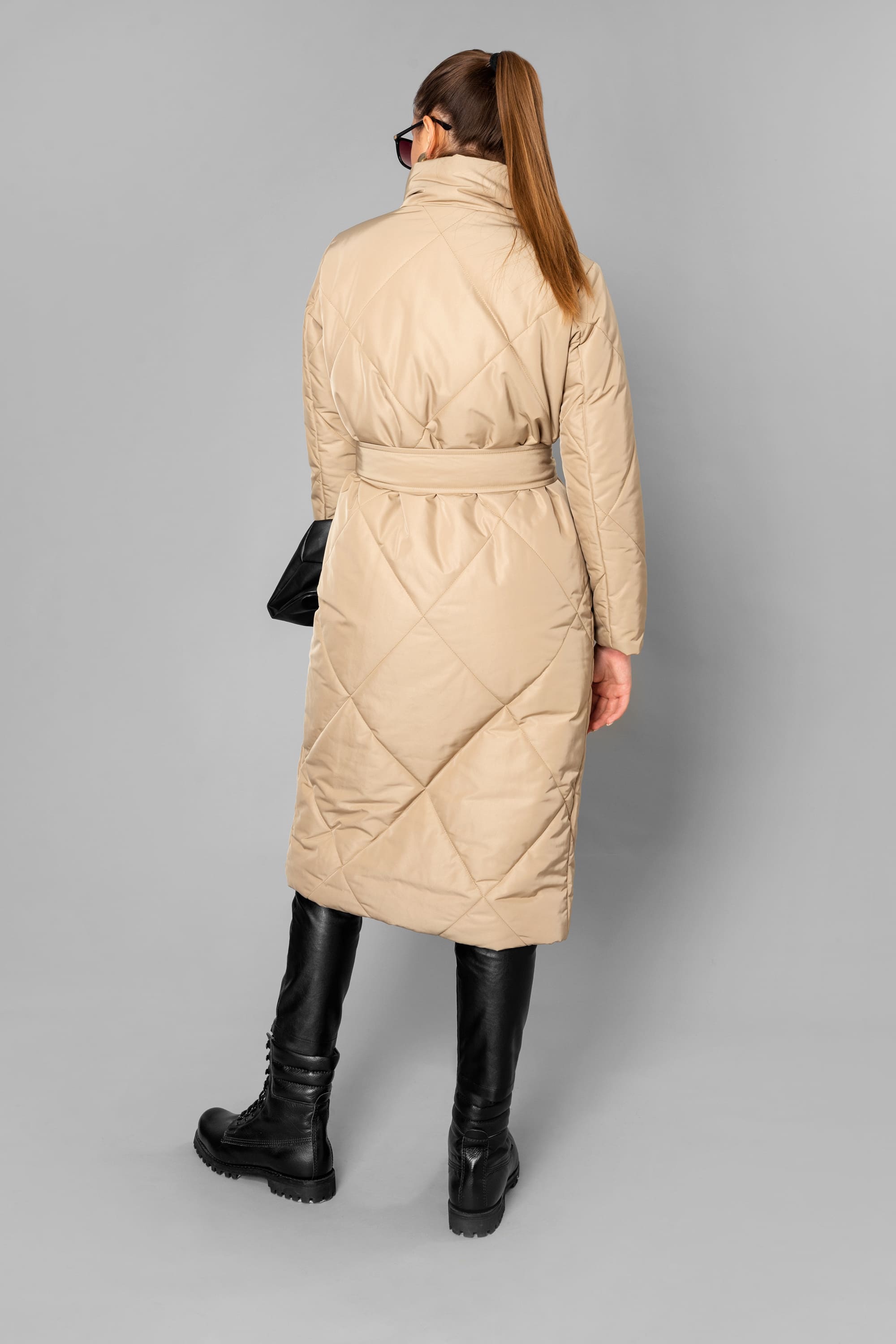 Пальто женское плащевое утепленное 5-10237-1