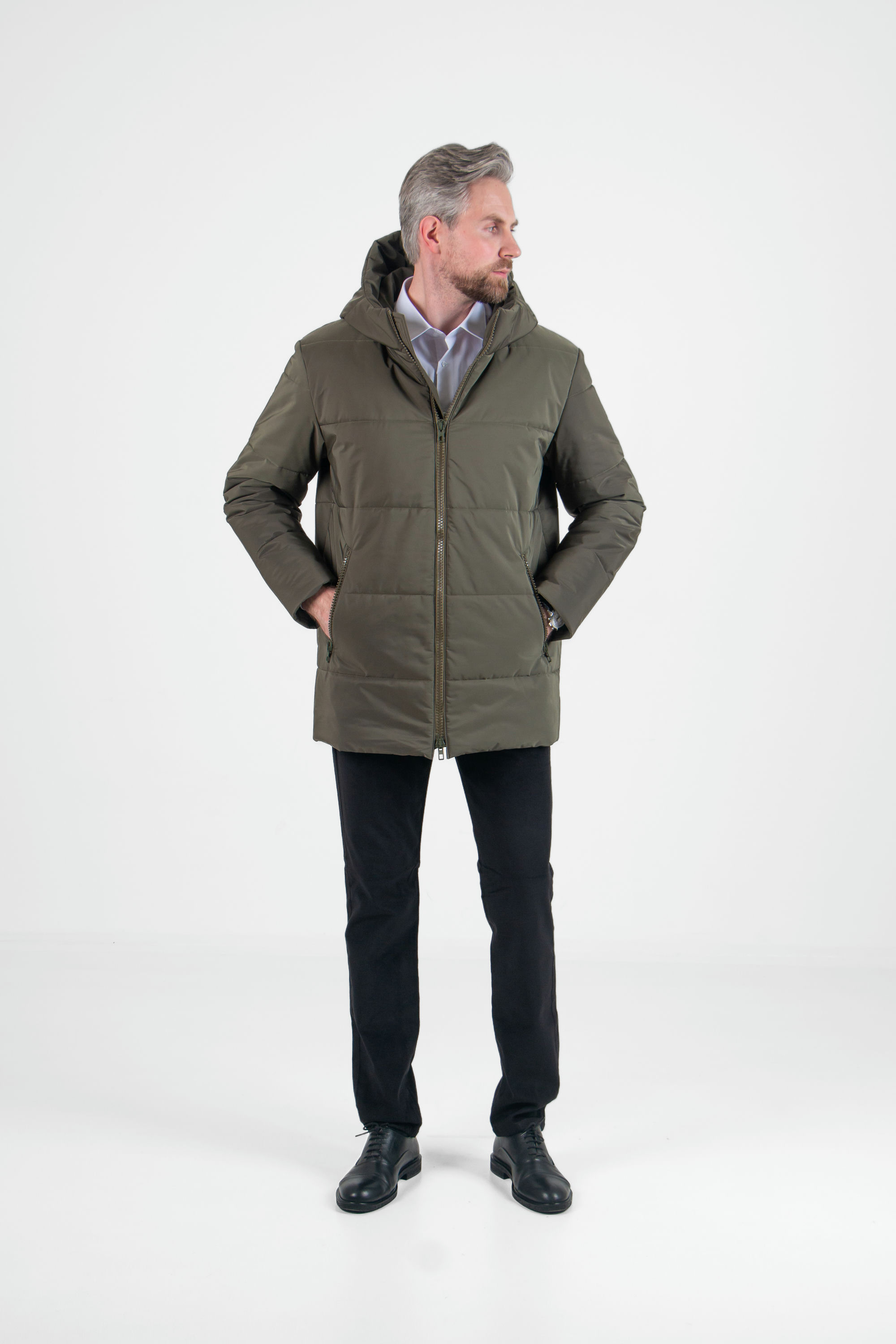 КУРТКА МУЖСКАЯ ПЛАЩЕВАЯ УТЕПЛЕННАЯ 4М-881