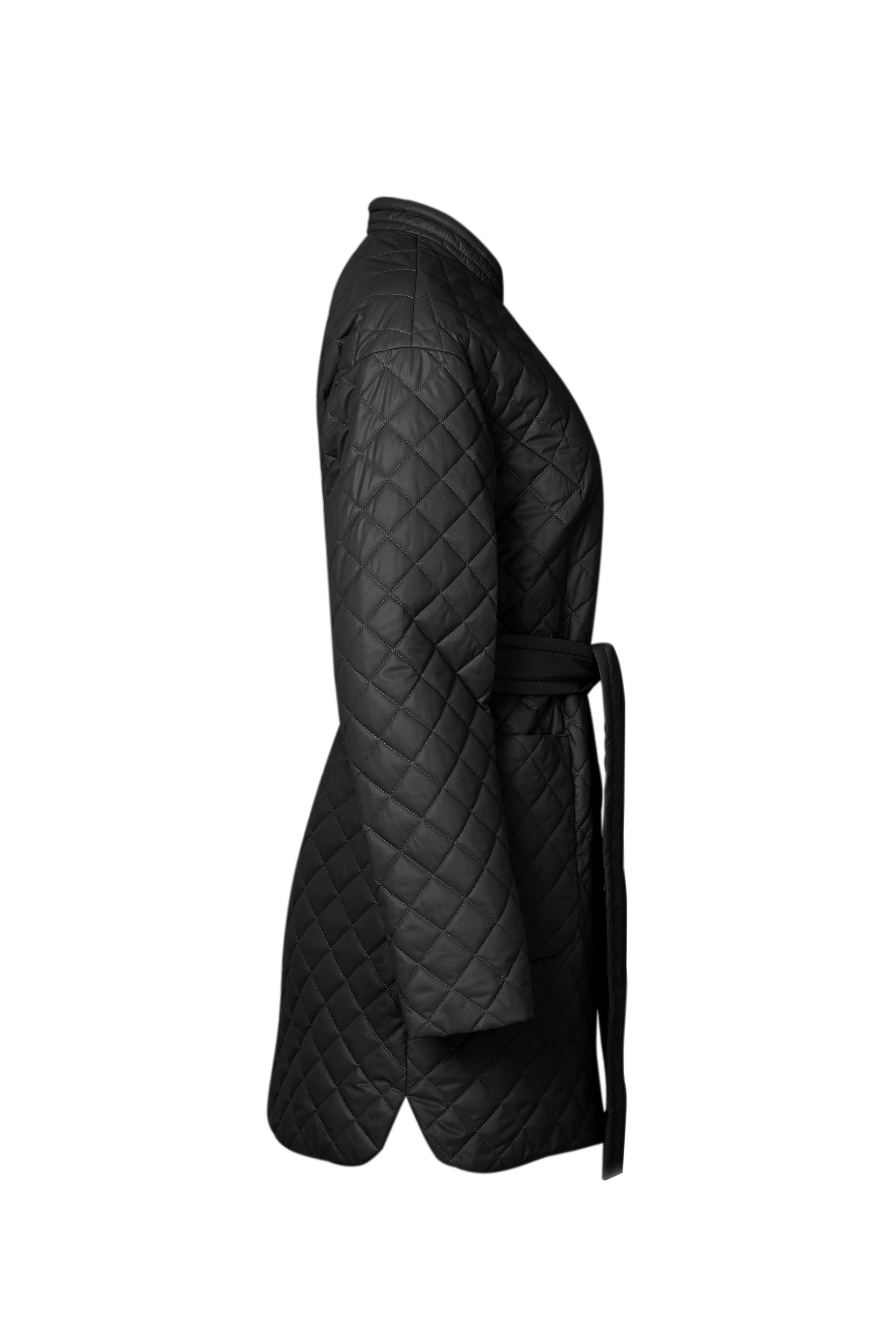 Пальто женское плащевое утепленное 5-12406-1