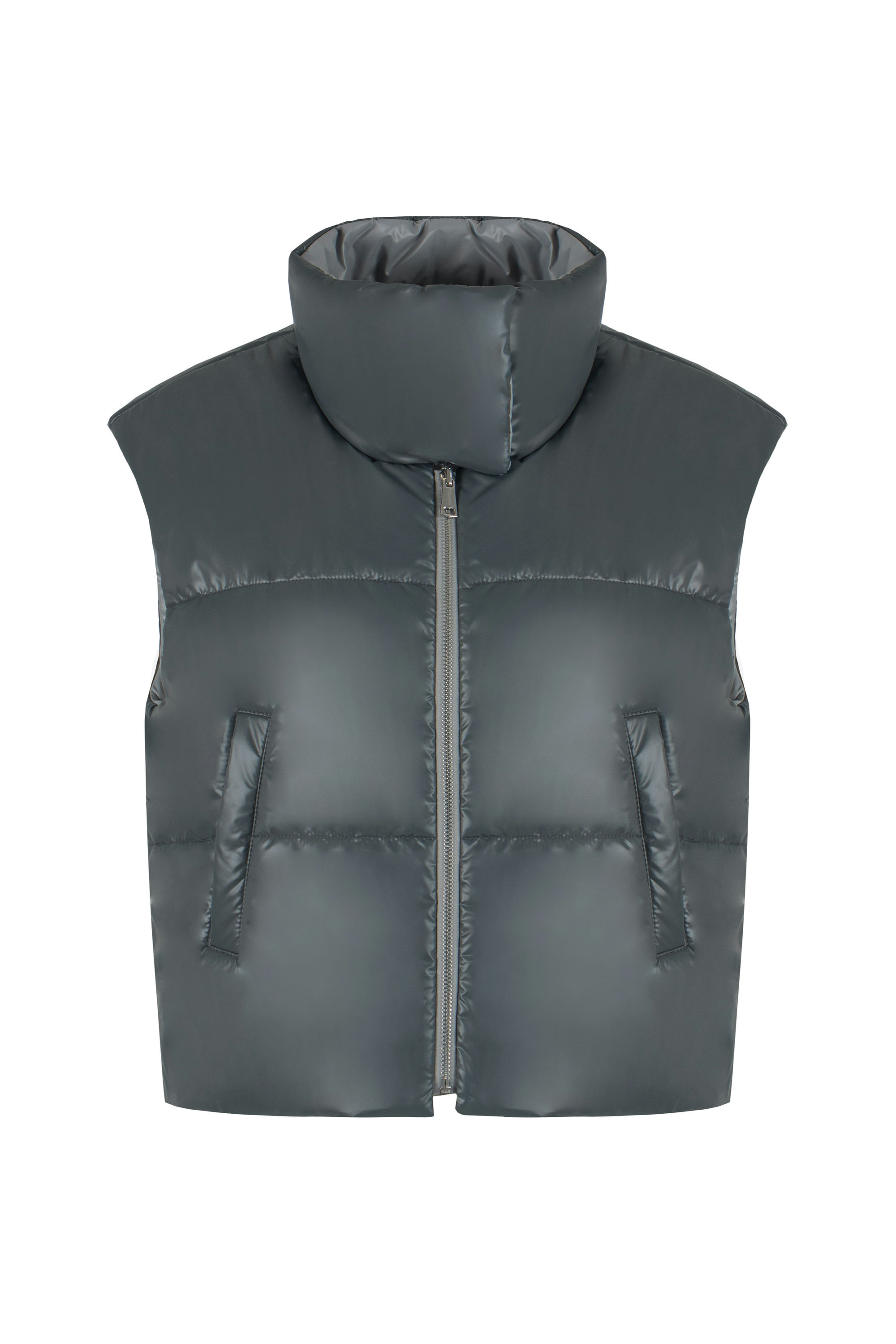 ЖИЛЕТ  ЖЕНСКИЙ  ПЛАЩЕВОЙ УТЕПЛЕННЫЙ 4-1556