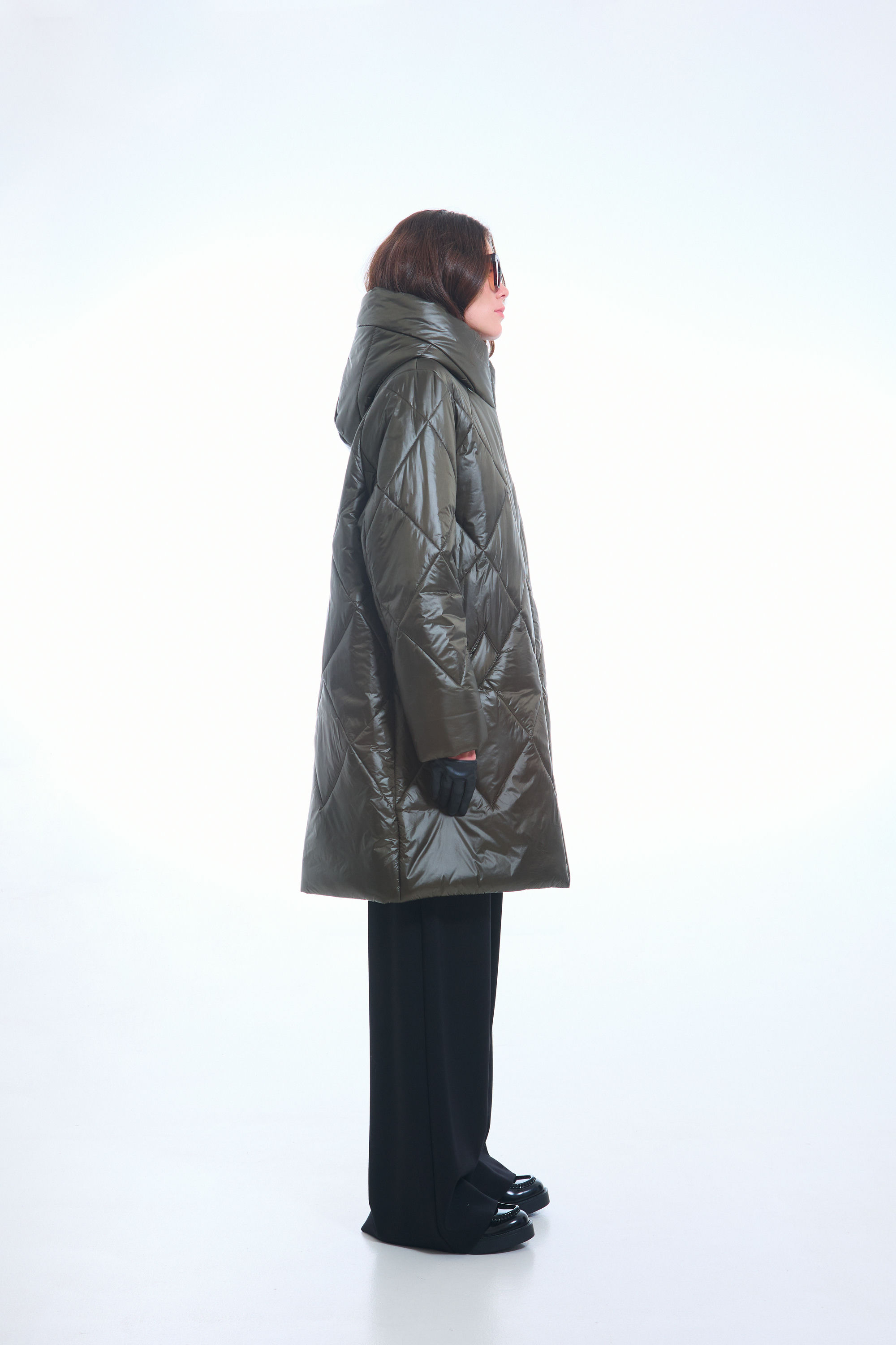 ПАЛЬТО ЖЕНСКОЕ ПЛАЩЕВОЕ УТЕПЛЕННОЕ 5-1072