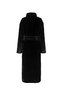 ПАЛЬТО ЖЕНСКОЕ ИЗ ИСКУССТВЕННОГО МЕХА 9-2624. Фото 3.