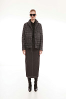 КУРТКА ЖЕНСКАЯ ПЛАЩЕВАЯ УТЕПЛЕННАЯ 4-1391. Фото 3.