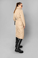 Пальто женское плащевое утепленное 5-10237-1. Фото 2.