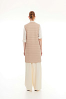 ЖИЛЕТ ЖЕНСКИЙ ПЛАЩЕВОЙ УТЕПЛЕННЫЙ 4-1082. Фото 5.