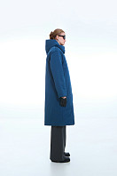 ПАЛЬТО ЖЕНСКОЕ ПЛАЩЕВОЕ УТЕПЛЕННОЕ 5-1621. Фото 2.