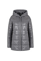 КУРТКА ЖЕНСКАЯ ПЛАЩЕВАЯ УТЕПЛЕННАЯ 4-1564. Фото 1.