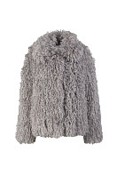 ПАЛЬТО ЖЕНСКОЕ ИЗ ИСКУССТВЕННОГО МЕХА 9-2496. Фото 8.