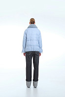 КУРТКА ЖЕНСКАЯ ПЛАЩЕВАЯ УТЕПЛЕННАЯ 4S-614. Фото 4.