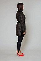 Пальто женское плащевое утепленное 5-11645-1. Фото 3.