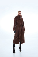 ПАЛЬТО ЖЕНСКОЕ ИЗ ИСКУССТВЕННОГО МЕХА 9-966. Фото 1.