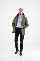 КУРТКА МУЖСКАЯ ПЛАЩЕВАЯ УТЕПЛЕННАЯ 4М-881. Фото 1.