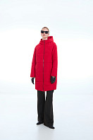 ПАЛЬТО ЖЕНСКОЕ ПЛАЩЕВОЕ УТЕПЛЕННОЕ 5-1725. Фото 1.