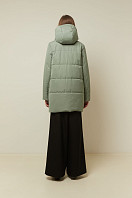 Пальто женское плащевое утепленное 5-12375-1. Фото 4.