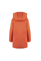 КУРТКА ЖЕНСКАЯ ПЛАЩЕВАЯ УТЕПЛЕННАЯ 4-1074. Фото 3.