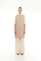 ЖИЛЕТ ЖЕНСКИЙ ПЛАЩЕВОЙ УТЕПЛЕННЫЙ 4-1082. Фото 2.