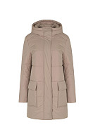 Пальто женское плащевое утепленное 5-12375-1. Фото 1.