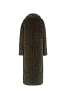 ПАЛЬТО ЖЕНСКОЕ ИЗ ИСКУССТВЕННОГО МЕХА 9-2066. Фото 3.