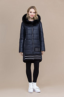 ПАЛЬТО ЖЕНСКОЕ ПЛАЩЕВОЕ УТЕПЛЕННОЕ 5-8023-1. Фото 1.