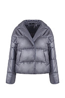 КУРТКА ЖЕНСКАЯ ПЛАЩЕВАЯ УТЕПЛЕННАЯ 4-1049. Фото 4.