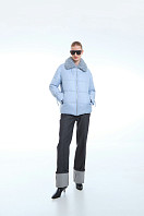 КУРТКА ЖЕНСКАЯ ПЛАЩЕВАЯ УТЕПЛЕННАЯ 4S-614. Фото 1.