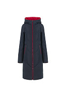 ПАЛЬТО ЖЕНСКОЕ ПЛАЩЕВОЕ УТЕПЛЕННОЕ 5-1900. Фото 4.