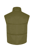 ЖИЛЕТ  ЖЕНСКИЙ  ПЛАЩЕВОЙ УТЕПЛЕННЫЙ 4-12497-2. Фото 3.