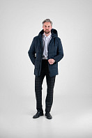 КУРТКА МУЖСКАЯ ПЛАЩЕВАЯ УТЕПЛЕННАЯ 4М-881. Фото 2.