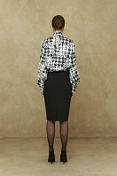 БЛУЗКА ЖЕНСКАЯ 2К-960. Фото 5.