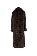 ПАЛЬТО ЖЕНСКОЕ ИЗ ИСКУССТВЕННОГО МЕХА 9-2066. Фото 3.