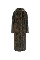 ПАЛЬТО ЖЕНСКОЕ ИЗ ИСКУССТВЕННОГО МЕХА 9-2066. Фото 1.