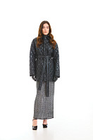 КУРТКА ЖЕНСКАЯ ПЛАЩЕВАЯ УТЕПЛЕННАЯ 4-2030. Фото 1.