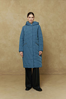 ПАЛЬТО ЖЕНСКОЕ ПЛАЩЕВОЕ УТЕПЛЕННОЕ 5-56. Фото 1.