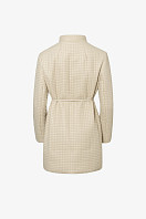 Пальто женское плащевое утепленное 5-11645-1. Фото 3.